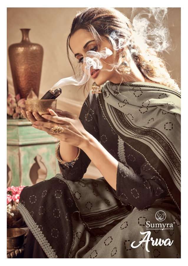 radhika arwa series 3001-3006 pure pashmina suits