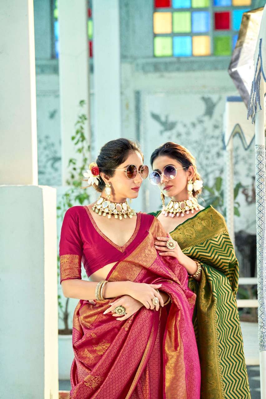 rajyog alankaar series 5001-5008 Softy Kanjivaram silk saree