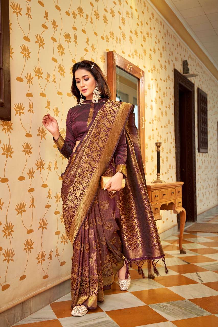 RAJYOG AMBARDHARA DESIGNER SOFT HANDLOOM WEAVING SILK SAREE 