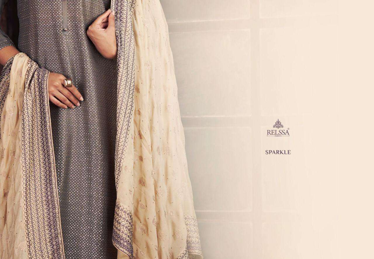 relssa sparkle series 72001-72006 sparkle silk sequence work suit 