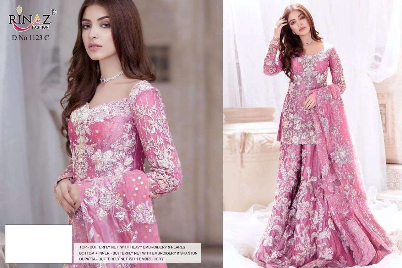 RINAZ FASHION 1123 DESIGNER BUTTERFLY NET SUIT 