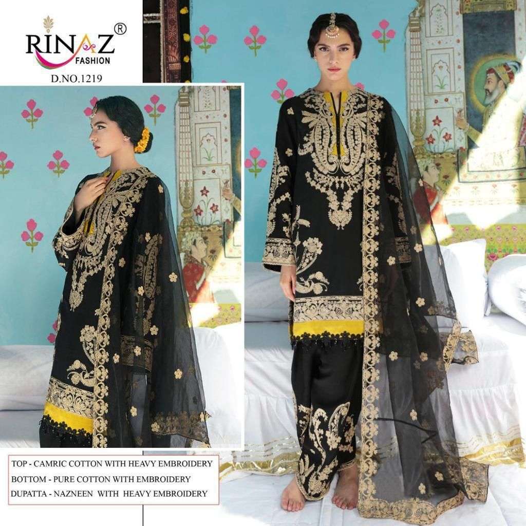 RINAZ FASHION 1219-7502 DESIGNER CAMBRIC COTTON SUIT 