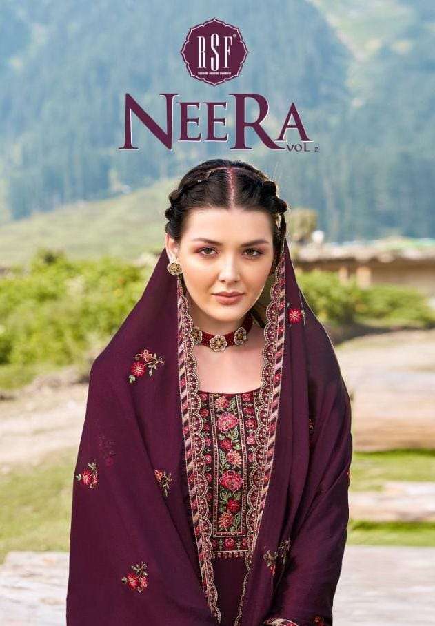 rsf neera vol 2 series 19301-19306 Pure Chinon silk suit
