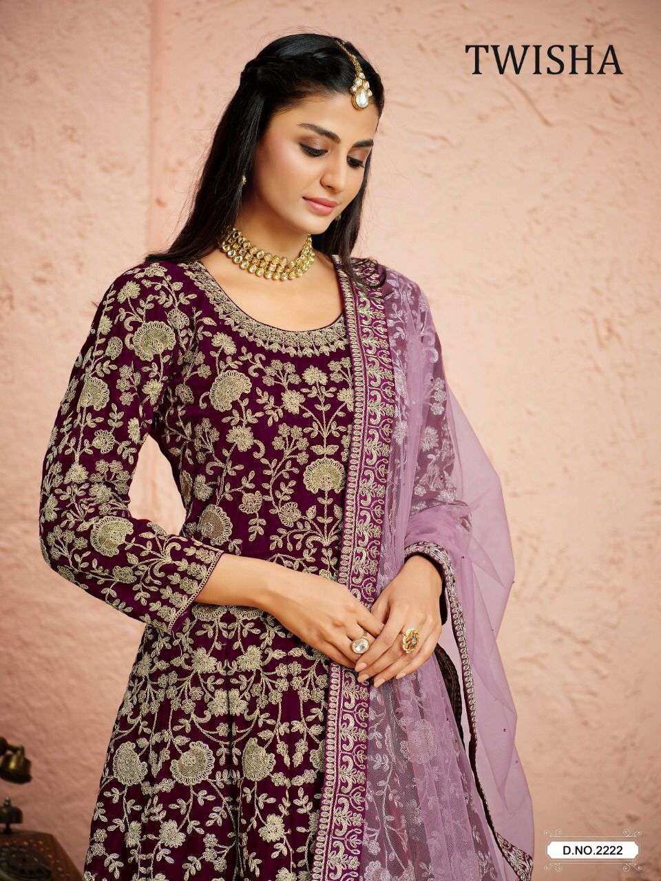 TWISHA VOL-22 DESIGNER 9000 VELVET SUIT 