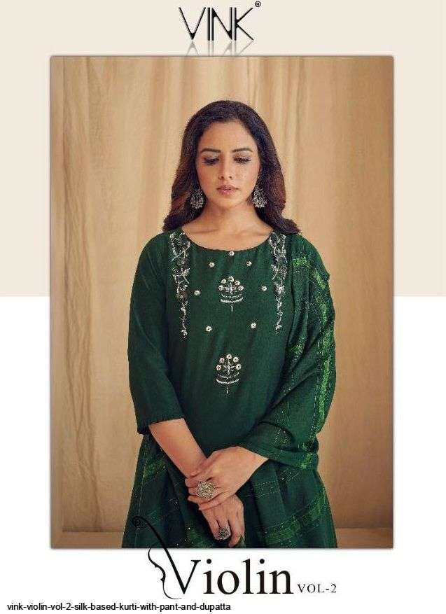 vink violin vol 2 series 1381-1386 silk base readymade suits