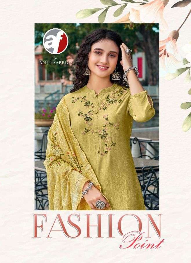 anju fab fashion point vol 1 series 2111-2116 crunch silk suit 