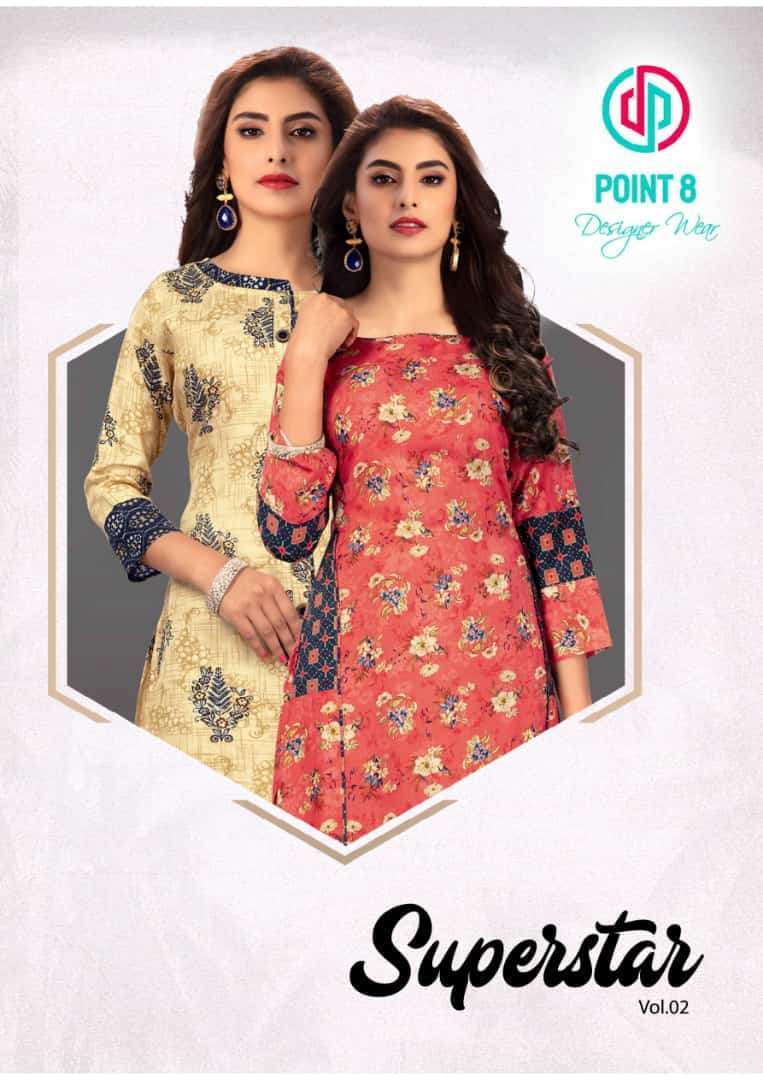 deeptex point 8 superstar vol 2 series 2001-2008 rayon kurti with plazo