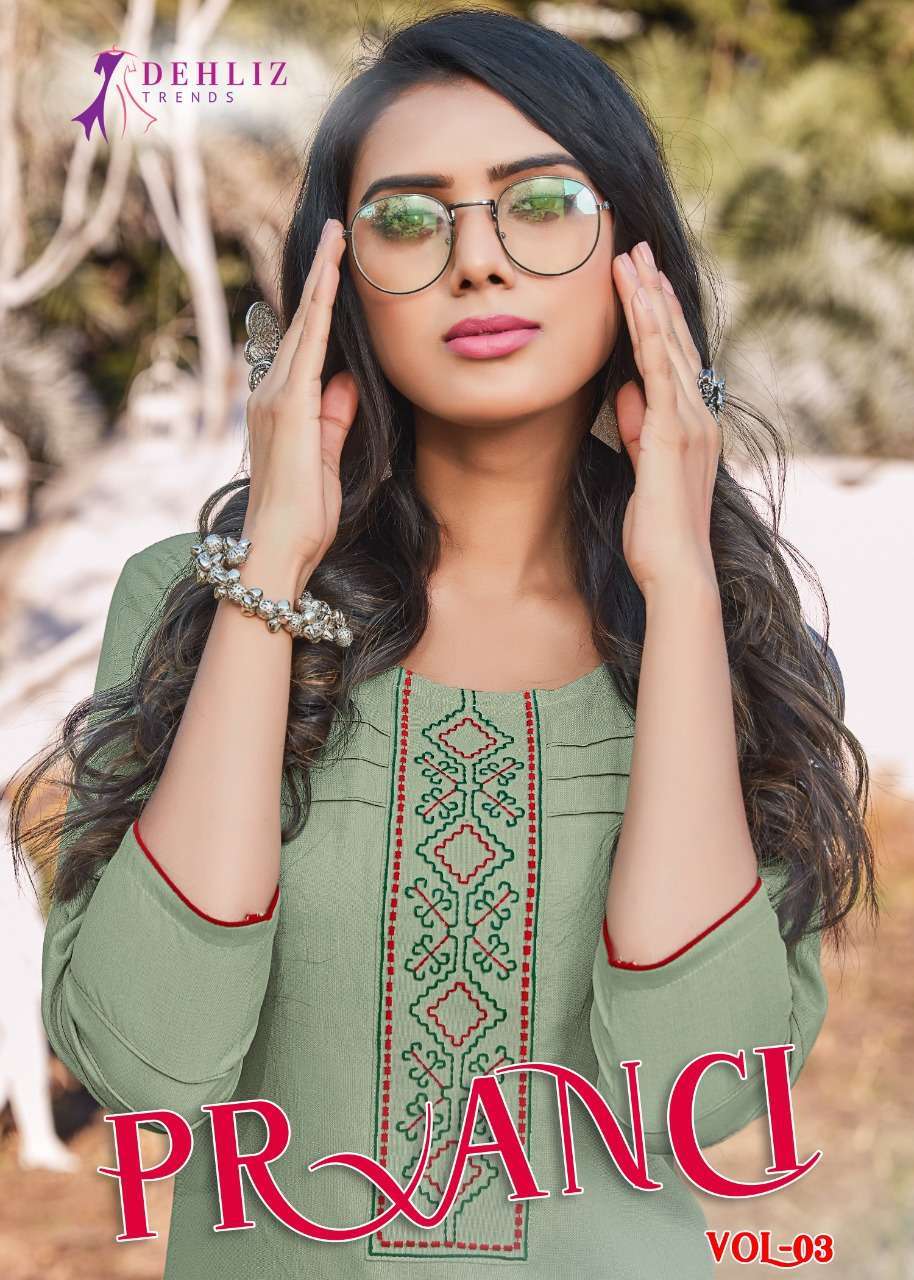 dehliz trends pranci vol 3 series 2001-2008 cotton slub kurti 