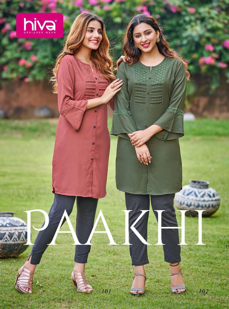 hiva paakhi series 101-106 imported kurti 