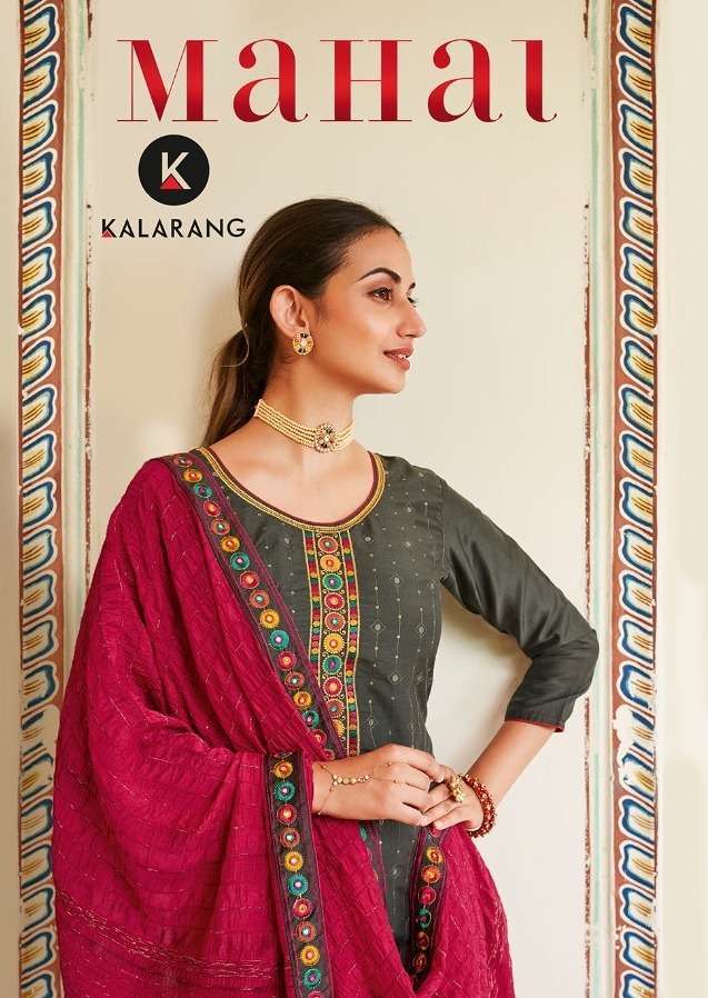 kalarang mahal series 3361-3364 Heavy Parampara Silk suit