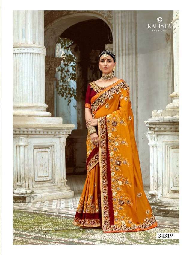 kalista sana gold edition series 34313-34320 vichitra saree