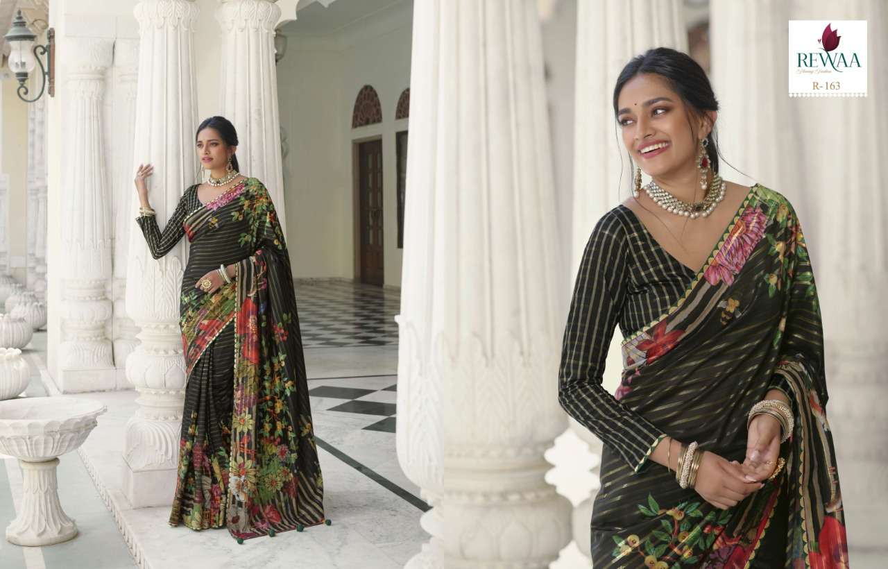 MANJULA REEWA-THE INDIAN SOUL DESIGNER SILK DIGITAL PRINT SAREE 
