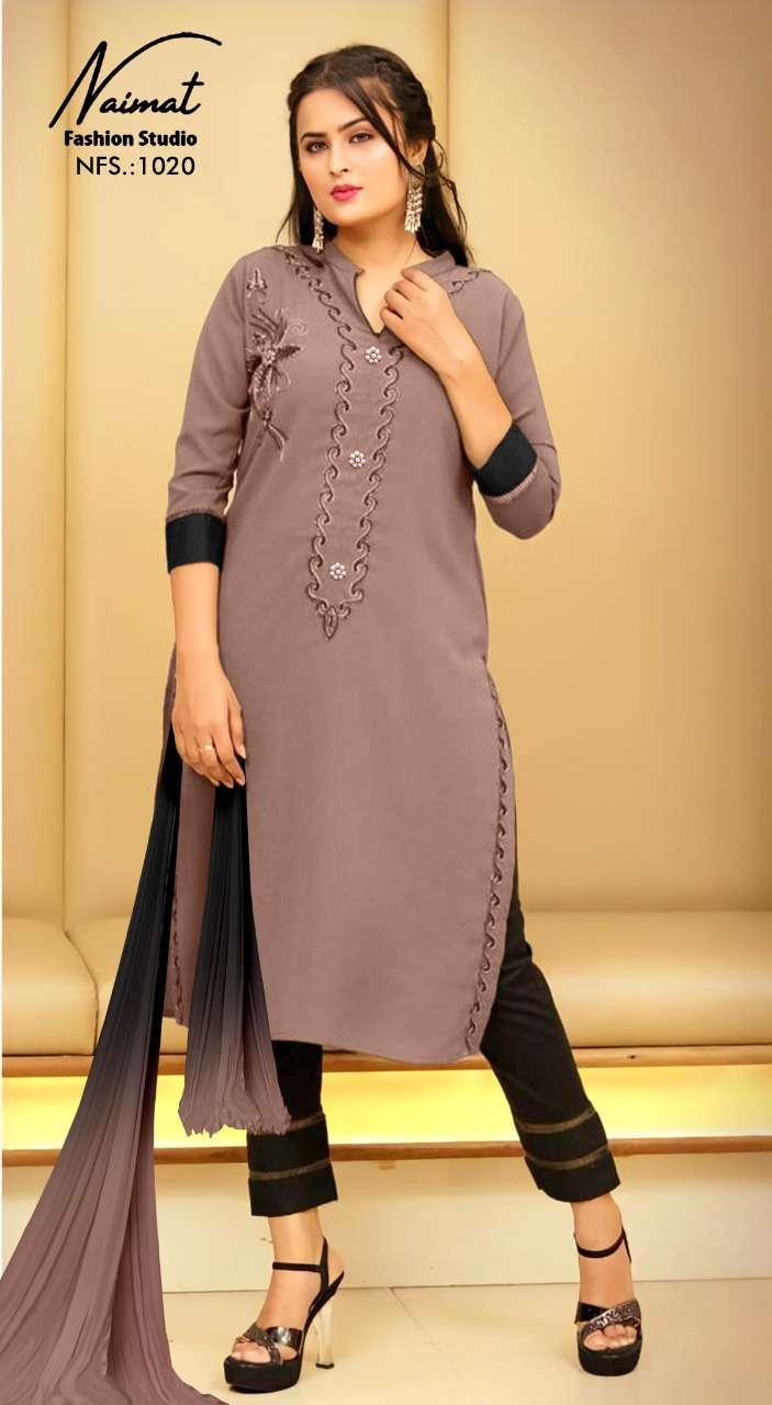 naimat fashion studio nfs 1020 pure georgette tunic 