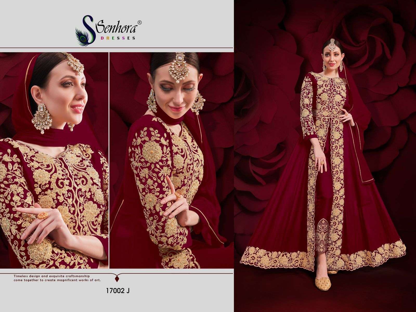 SENHORA VOL-17 DESIGNER PURE GEORGETTE SUIT 