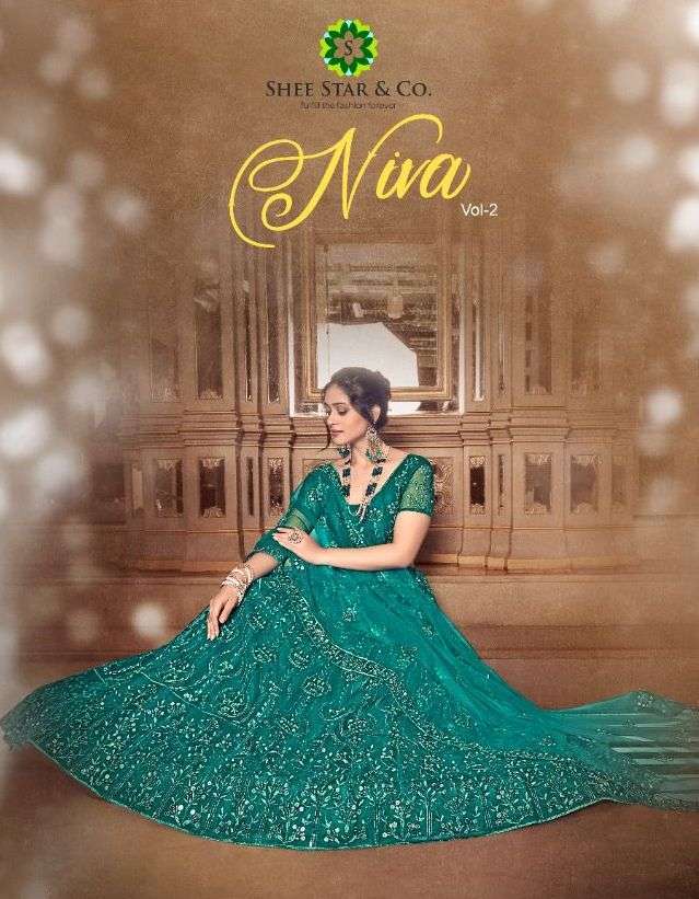 shee star niva vol 2 series 1144-1148 soft net lehenga 