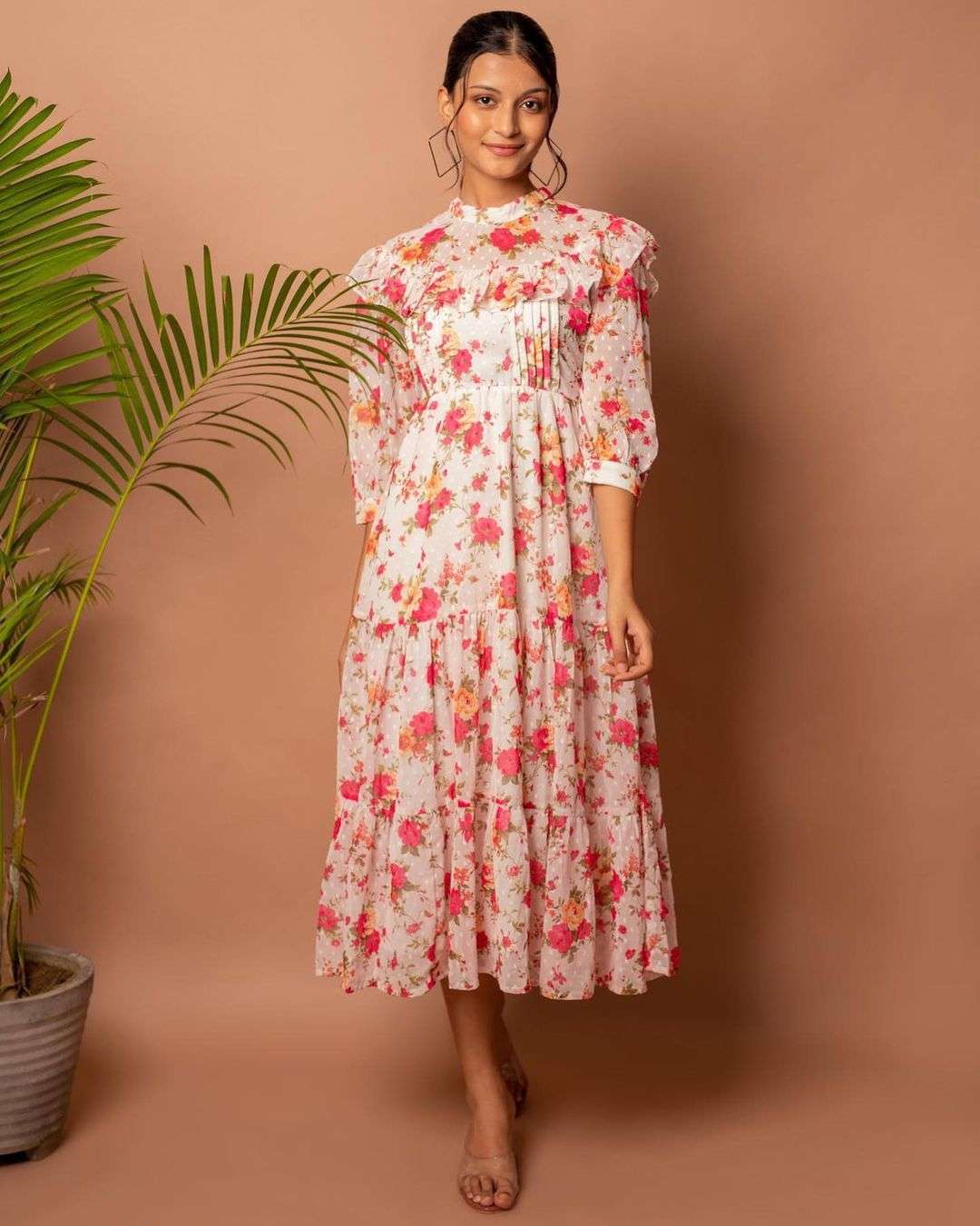 X-LADY WESTERN MAXY DESIGNER GEORGETTE MAXI