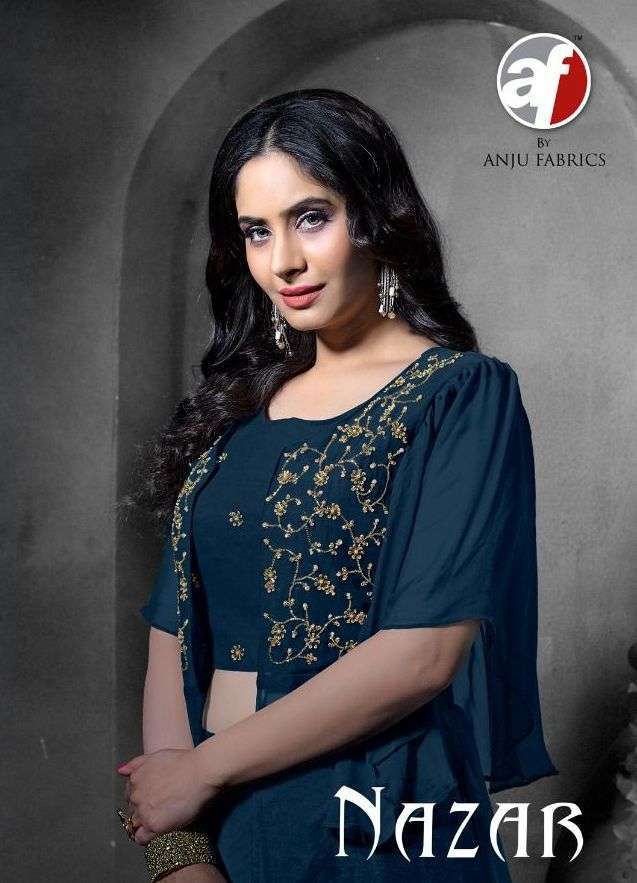 ANJU FAB NAZAR EXCLUSIVE FANCY BOUTIQUE PATTERN KURTIS SET