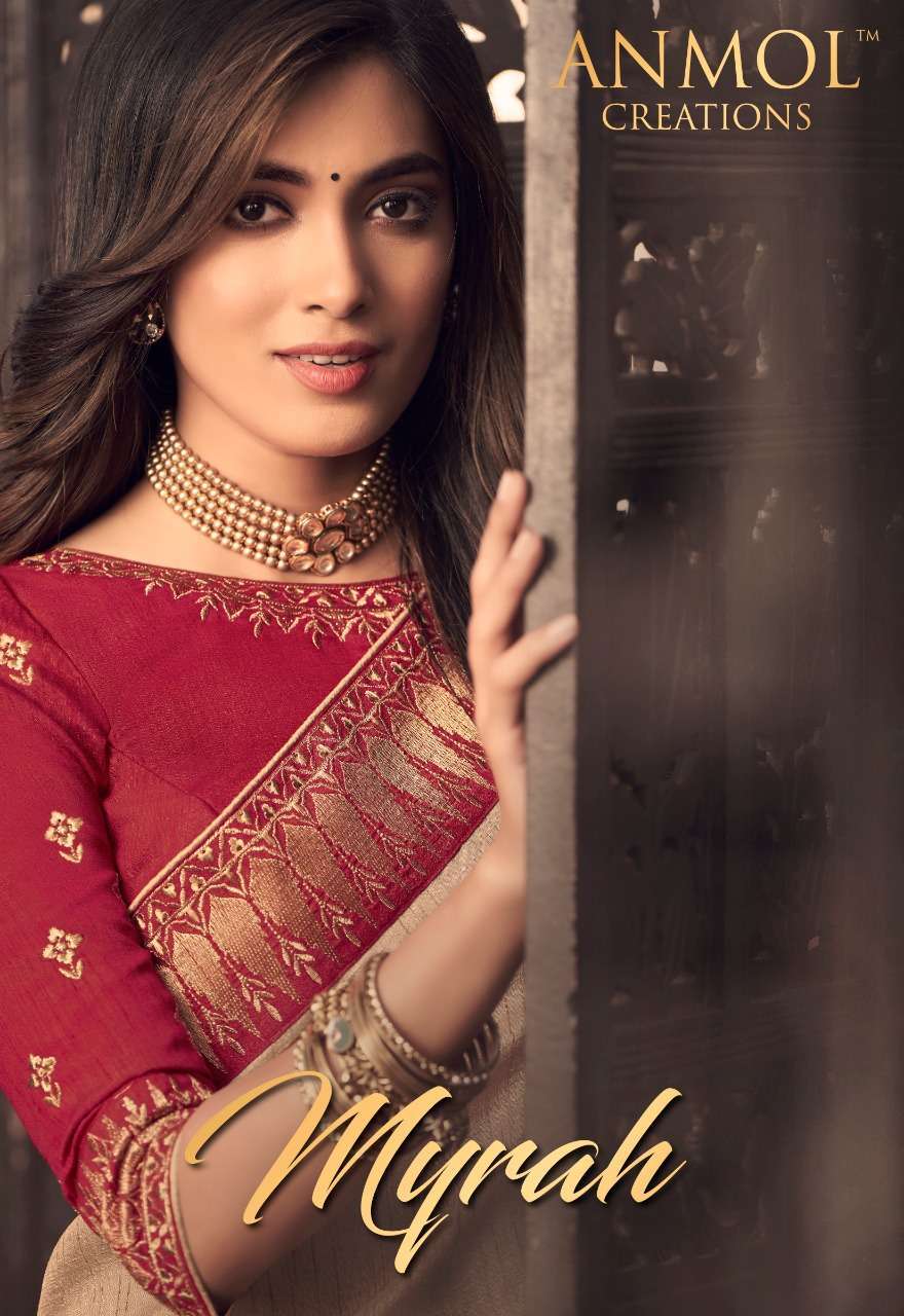 anmol Myrah series 2001-2011 fancy fabric saree 