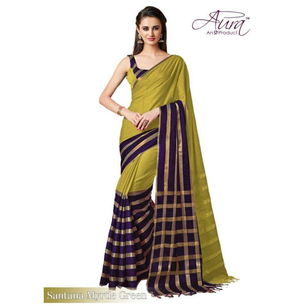 BHAWANI TEXTILE PRESENTS AURA 01 COTTON SILK SAREE AT WHOLESALE PRICE
