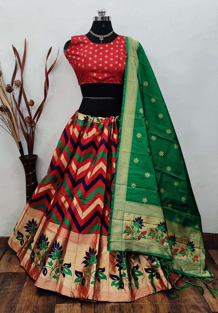 BT NEW COLLECTION DESIGNER BROCADE LEHENGA 