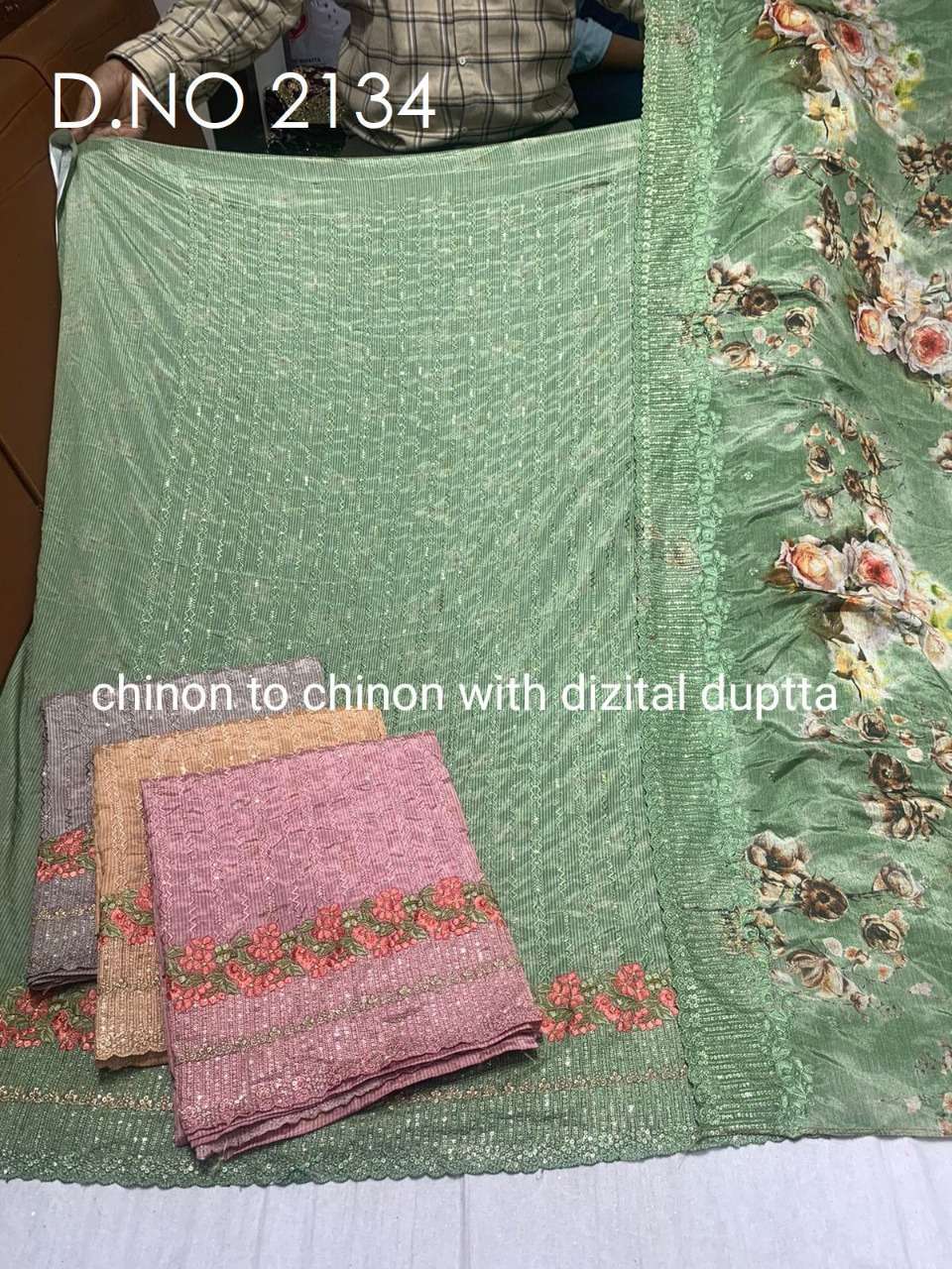 buy non catalog ladies salwar kameez heavy work 4 color matching suits