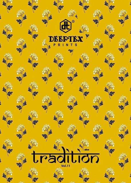 Deeptex Tradition Vol-11 series 1101-1110 pure cotton suit 