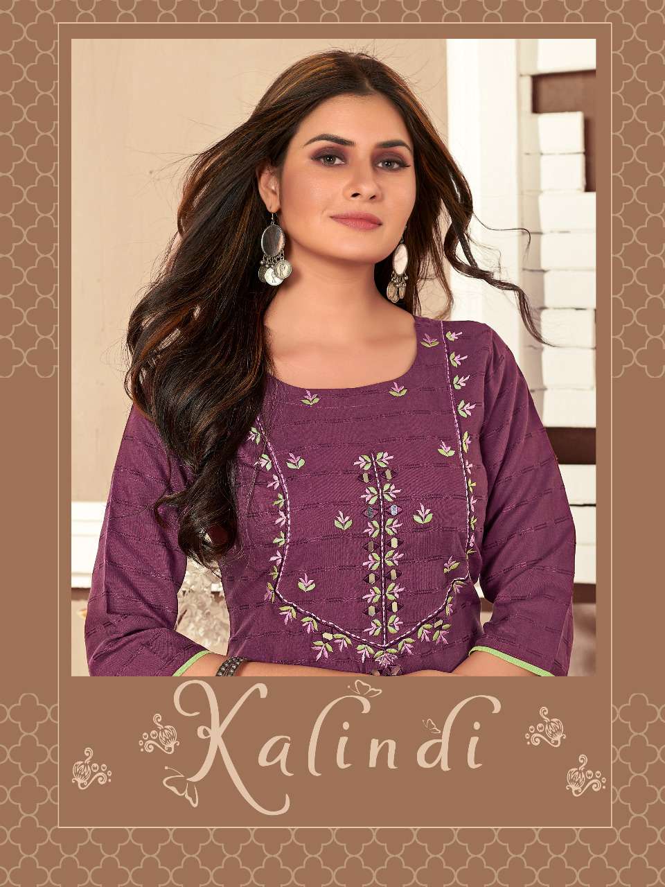 fashion galleria kalindi series 1054-1058 viscose work kurti 
