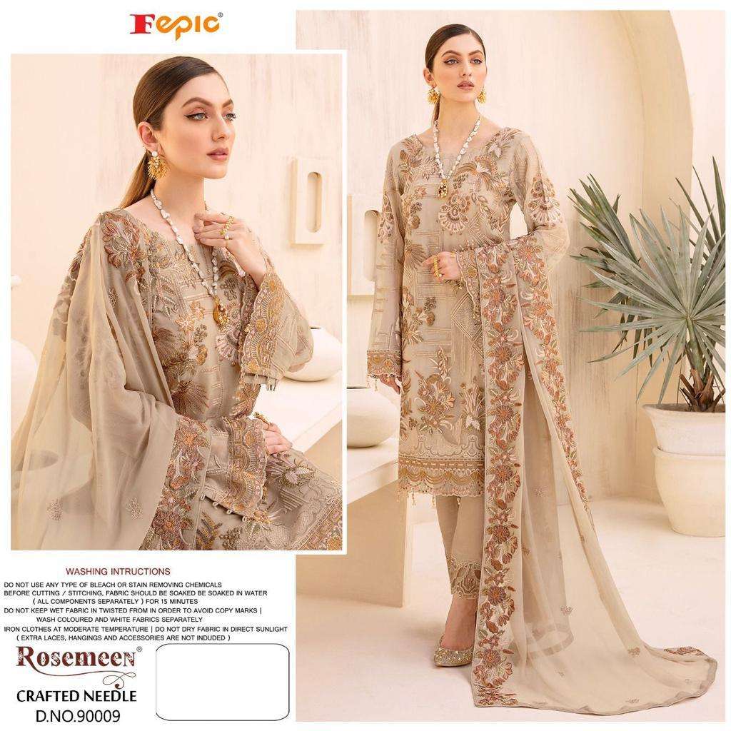 FEPIC ROSEMEEN 90009 DESIGNER GEORGETTE SUIT 