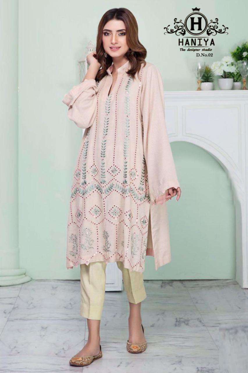 HANIYA THE DESIGNER STUDIO DN.02 DESIGNER PURE GEORGETTE SUIT 