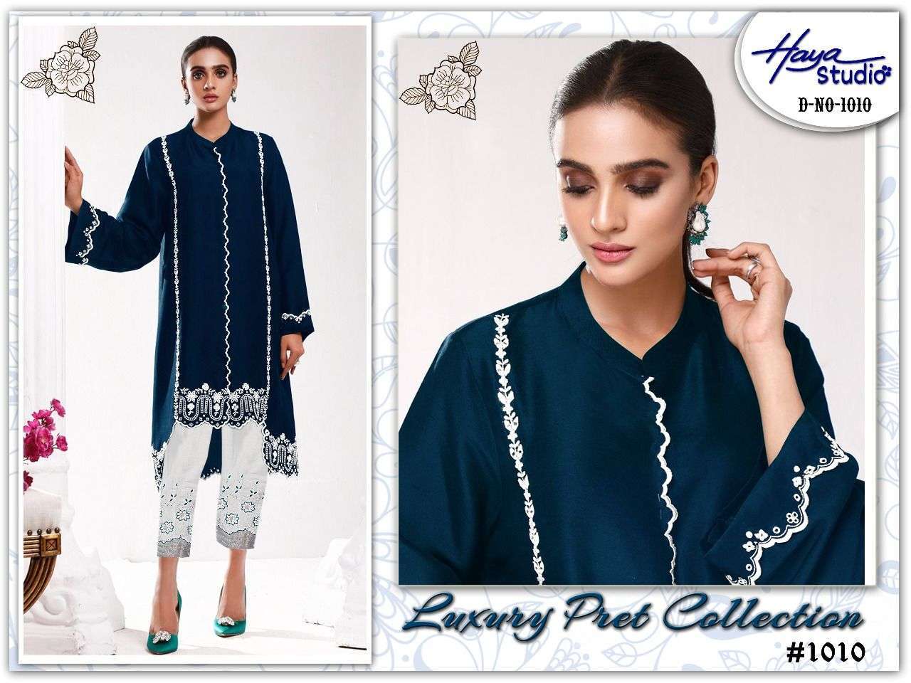 haya studio vol 1010 Pure Heavy Georgette tunic