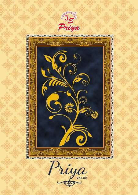 JS Priya Vol-30 series 30001-30015 pure cotton suit 