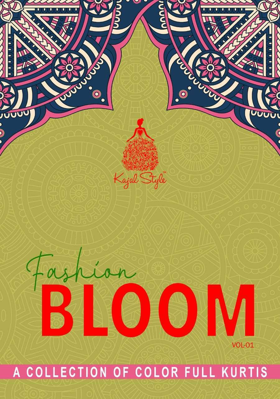 kajal style fashion bloom vol 1 series 1001-1008 heavy rayon kurti 