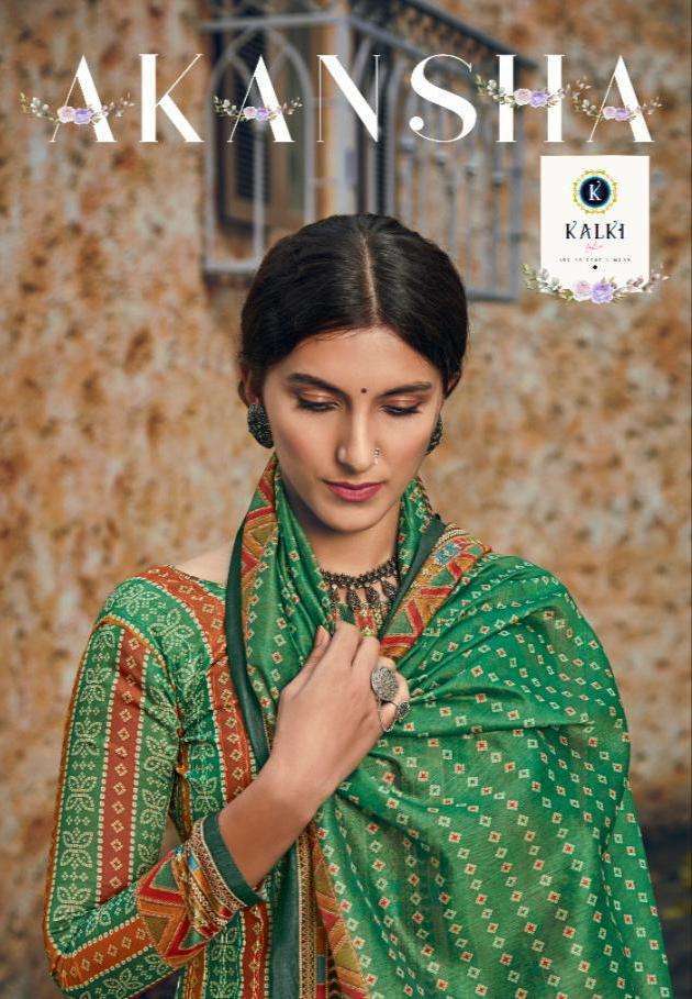kalki trendz akansha series 51001-51008 pure royal silk suit 