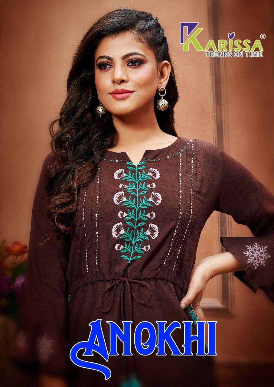 karissa anokhi series 1001-1006 premium cotton modal kurti 