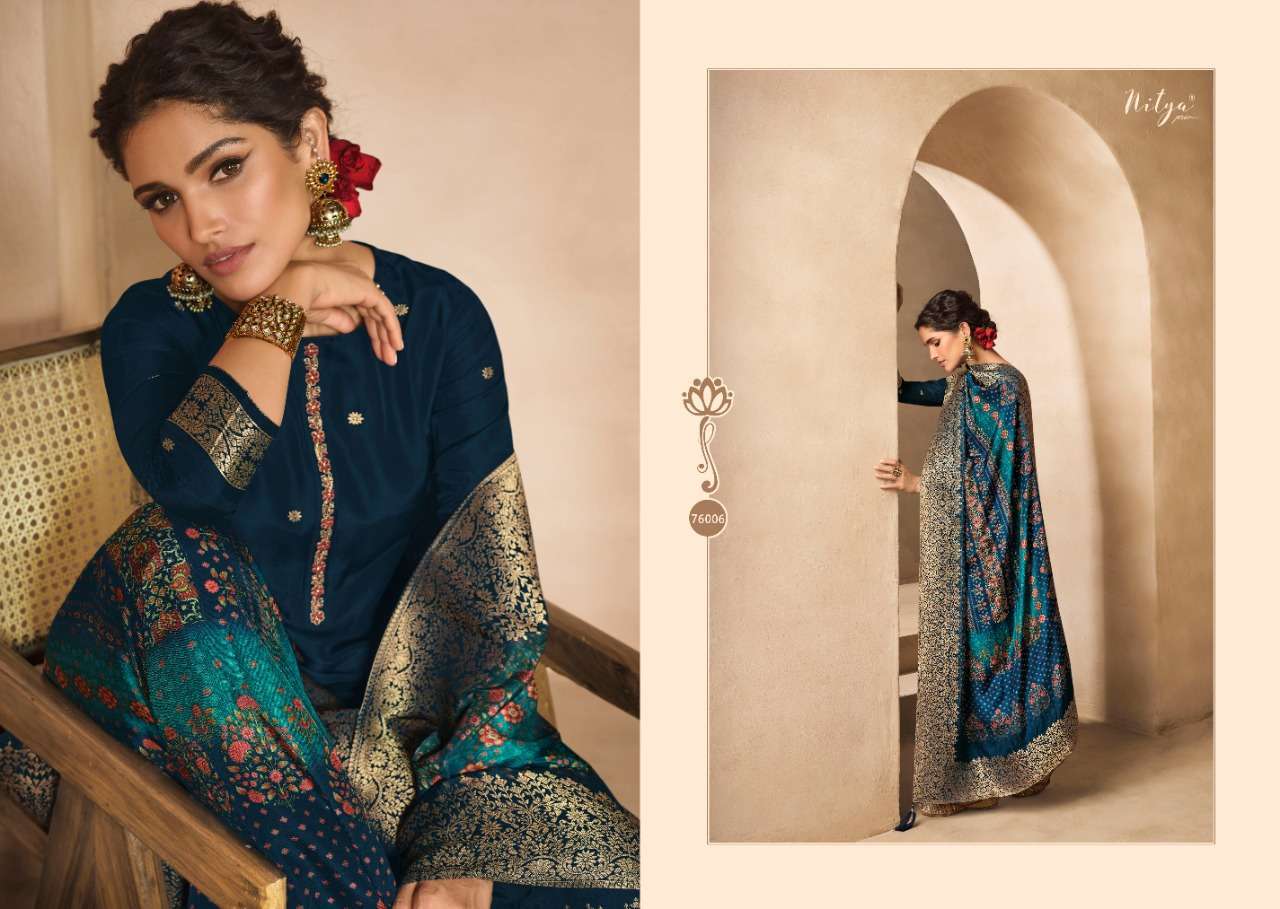 lt nitya 176 series 76001-76007 dola silk embroidery suit 