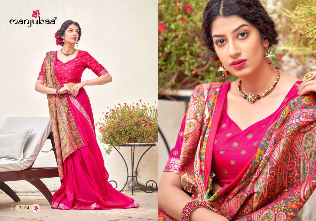 MANJUBAA MADHU PRIYA PAITHANI SOFT BANARSI SILK SAREES 