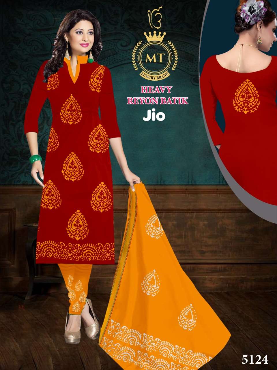 MT Jio Heavy Rayon series 5121-5130 pure cotton suit 