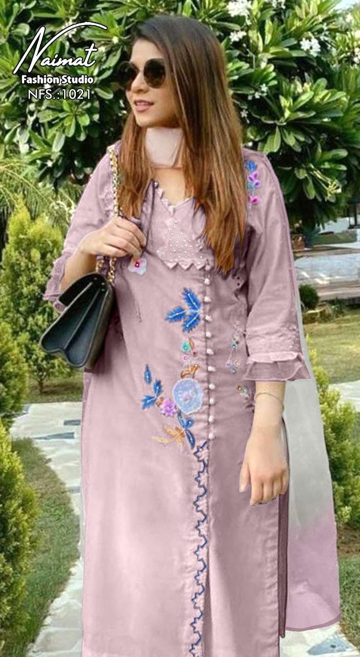 NAIMAT FASHION STUDIO NFS-1021 DESIGNER PURE GEORGETTE SUIT 