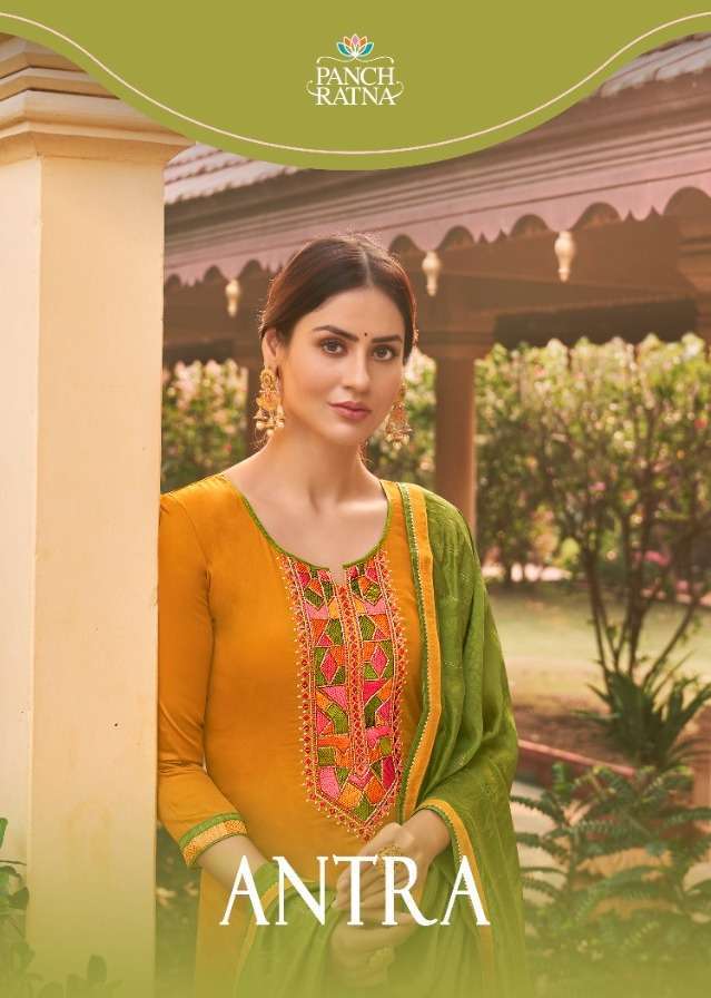 panch ratna antra series 11641-11645 jam silk suit 
