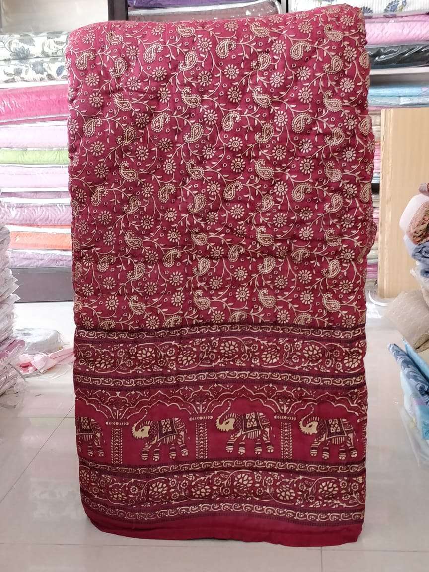 rajai cotton hand switched gold print rajai buy at wholesale price in surat