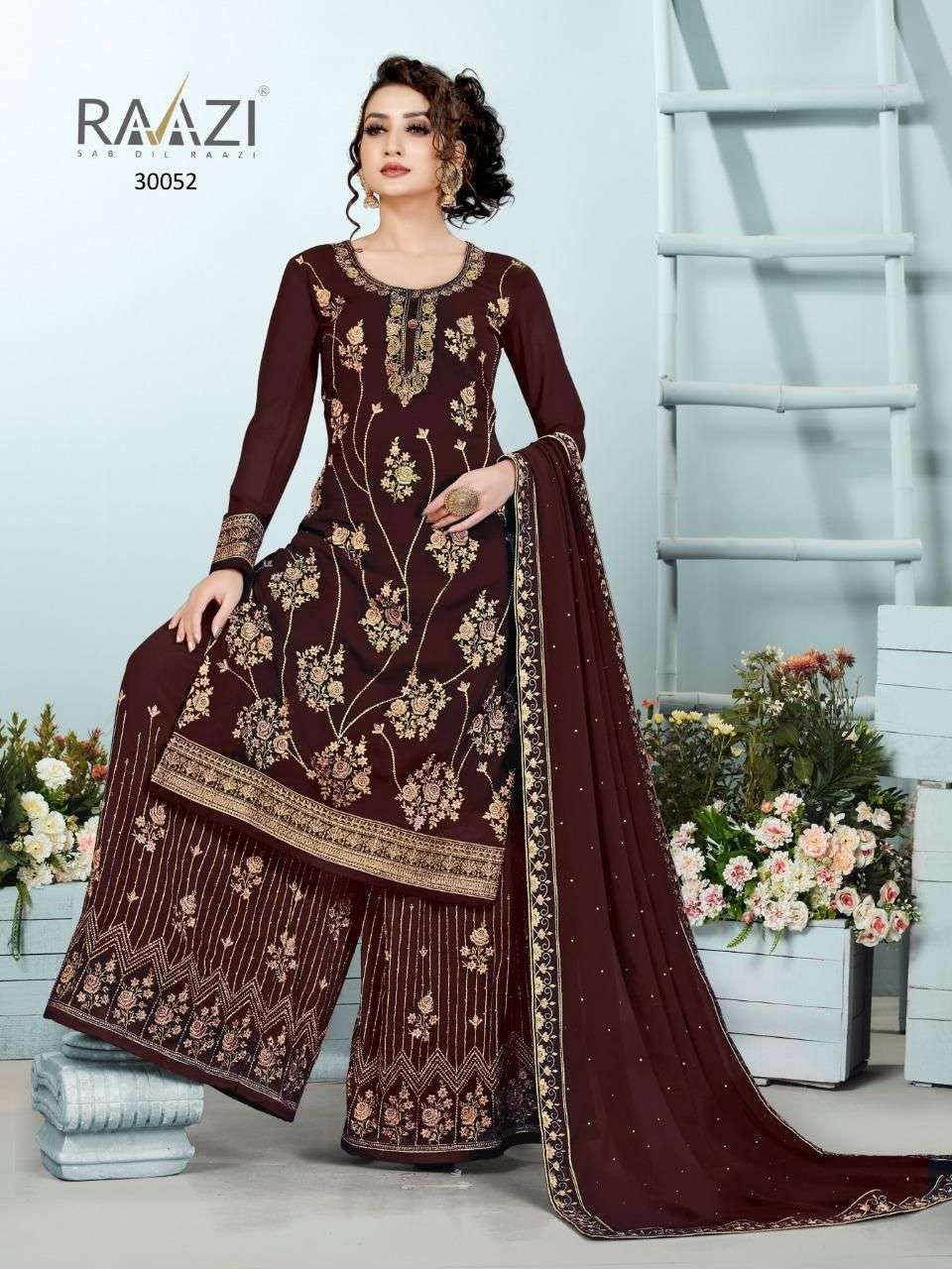 RAMA FASHIONS DILBARO REMIX DESIGNER FANCY SUIT 