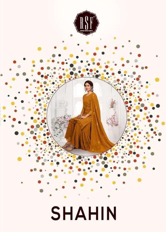 rsf shahin series 21201-21204 pure faux georgette suit 