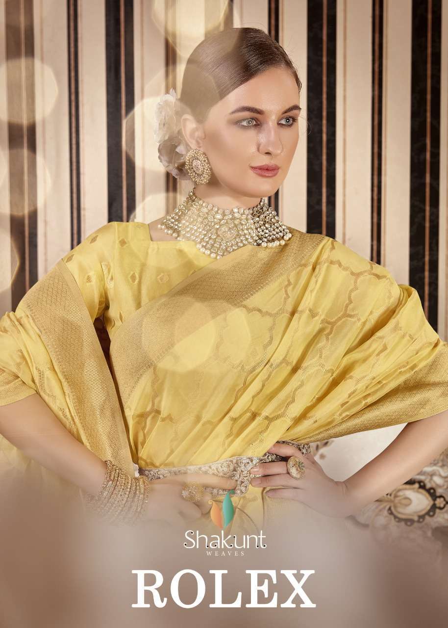 shakunt rolex series 12171-12176 organza saree