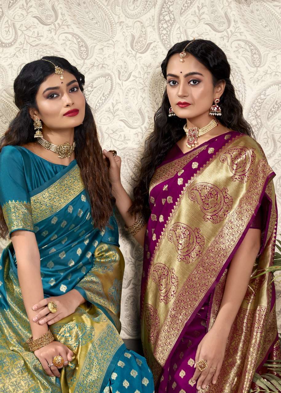 shakunt saree madhyam series 13391-13396 art silk saree