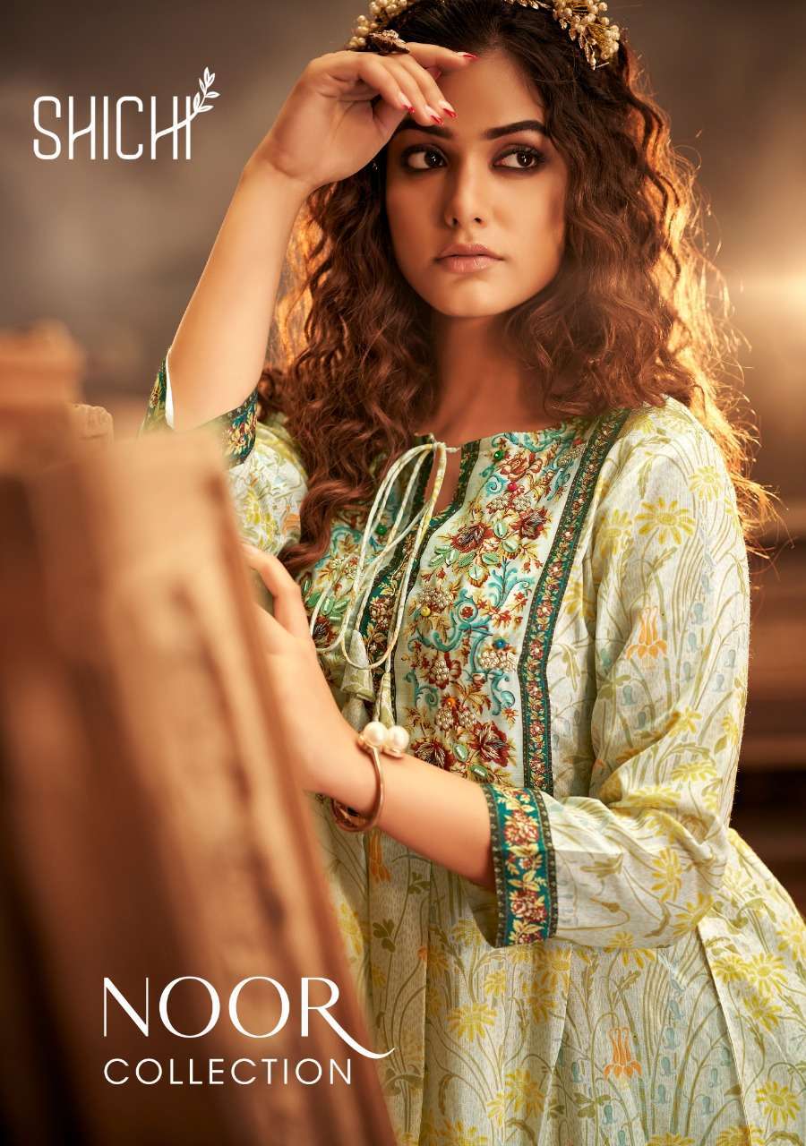 shichi noor collection series 25-30 muslin digital print kurti 