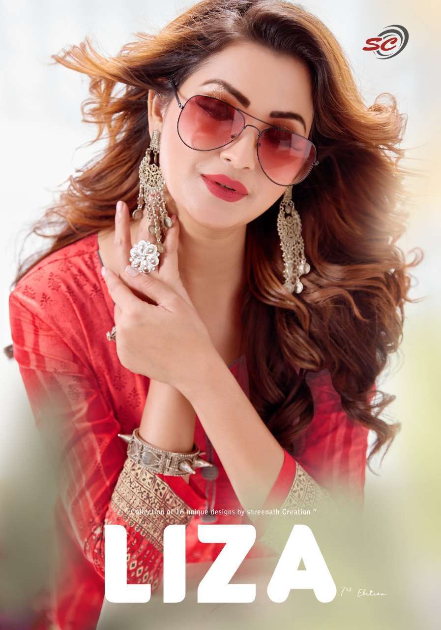 shreenath creation liza vol 7 series 7001-7016 cotton printed suit 
