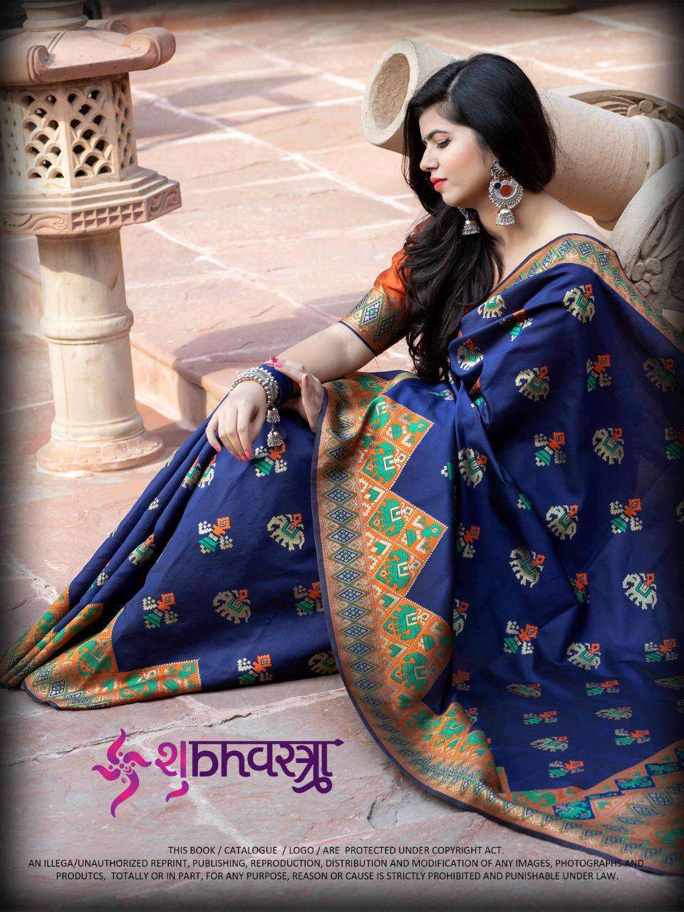 shubh vastra Patola Vol 2 series 5111-5114 patola silk saree 