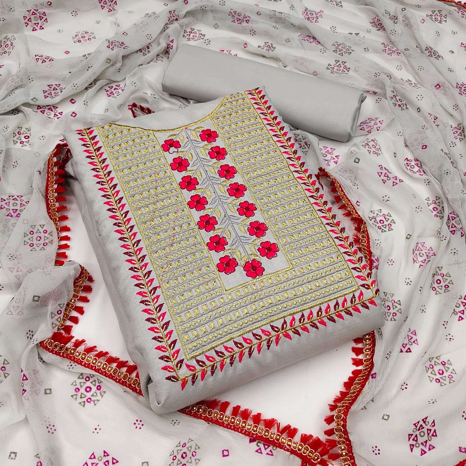 BT-07 DESIGNER SLUB COTTON MULTI WORK NON CATALOG SUITSS 