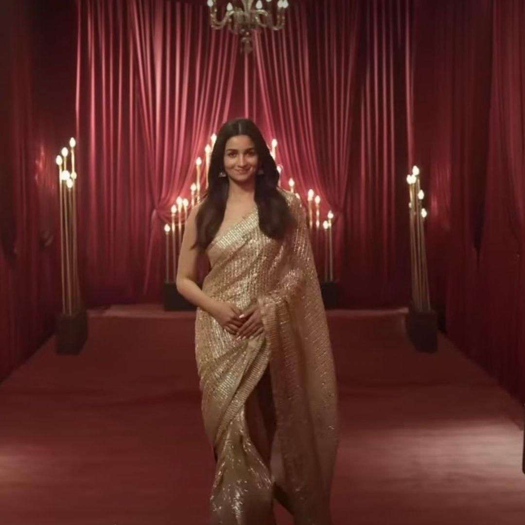 BT-16 ALIA  BHATT DESIGNER 60 GRAM GEORGETTE SAREE 