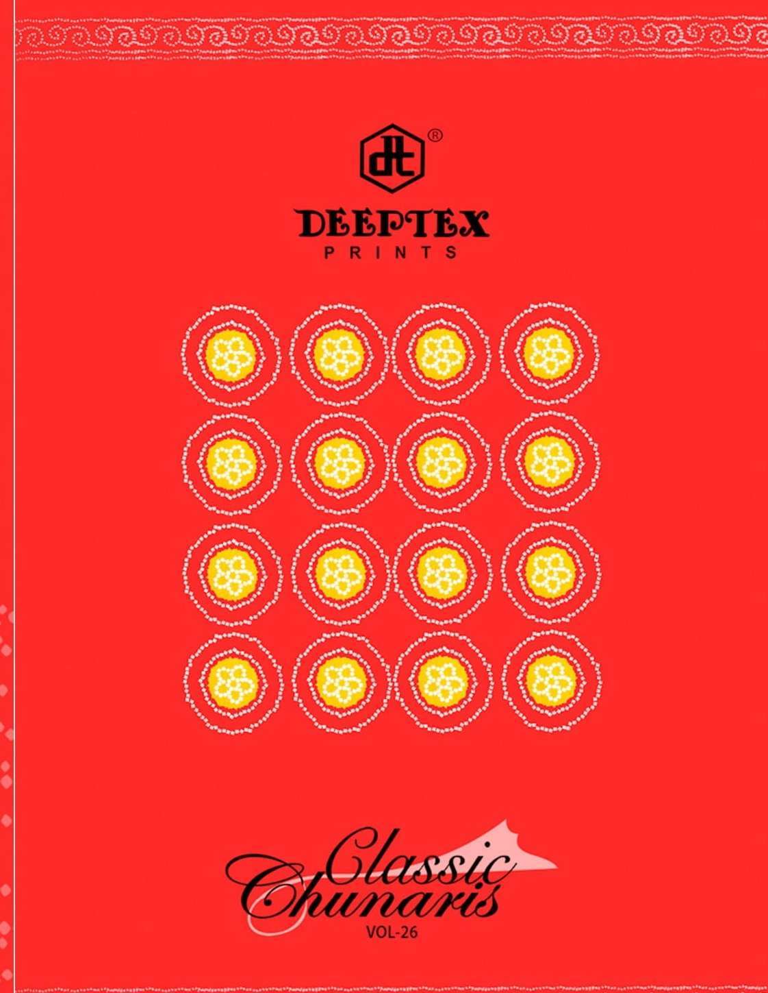 deeptex classic chunaris vol 26 series 2601-2616 cotton print suit 